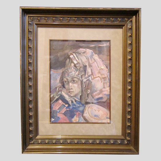 Захаров И.И., "Голова рыцаря", 1914 г. Захаров И.И., "Голова рыцаря", 1914 г.